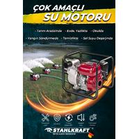 ASSUR STH 8972 3 Parmak Benzinli Su Motoru 6,5 Hp