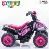 LAKİ TOYS 6 V AKÜLÜ ATV SİYAH PEMBE
