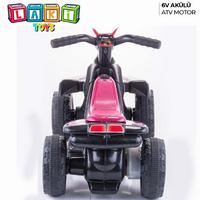 LAKİ TOYS 6 V AKÜLÜ ATV SİYAH PEMBE