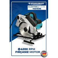 STAHLKRAFT STH 5075 1400w 185 Mm Lazerli Daire Testere Sunta Kesme Makinesi