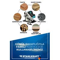 STAHLKRAFT STH 5075 1400w 185 Mm Lazerli Daire Testere Sunta Kesme Makinesi