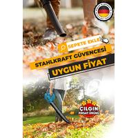 STAHLKRAFT STH 5590 58Vf Kömürsüz Bakır Sargı Akülü 6 Kademe Devir Ayarlı  Hava Üfleme Makinesi 