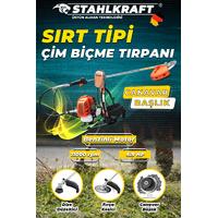 STAHLKRAFT STH 6182 11000rpm 5.9 Hp Sırt Tipi Benzinli Motorlu Ot Çalı Tırpan