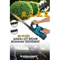STAHLKRAFT STH 6211 58Vf Akülü Çit Budama Makinası