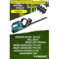 STAHLKRAFT STH 6211 58Vf Akülü Çit Budama Makinası