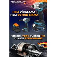 STAHLKRAFT Sth 9274 58vf Akülü Kömürsüz Yüksek Tork Somun Sökme - Vidalama
