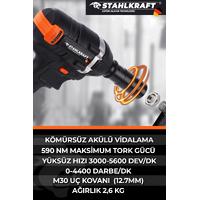 STAHLKRAFT Sth 9279 Plus 58vf Akülü Kömürsüz Yüksek Tork Somun Sökme - Vidalama