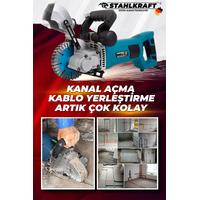 STAHLKRAFT STH 9904 M 2400w 125 Mm Lazerli Elektrikli Duvar Oluk Kesme Makinası
