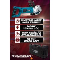 STAHLKRAFT STH 9904 M 2400w 125 Mm Lazerli Elektrikli Duvar Oluk Kesme Makinası