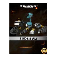 STAHLKRAFT Sth 9970 5 Li Multi Tool Şarjlı Matkap Testere Tilki Kuyruğu Taşlama Somun Sökme 58vf