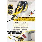 STAHLKRAFT STH 5833 850W 225mm Teleskopik Elektrikli Alçı zımpara Makinesi